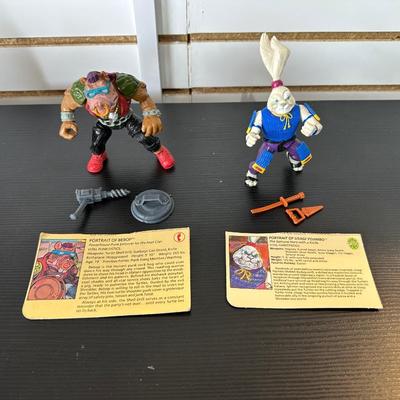 TMNT "BEBOP" & "USAGI YOJIMBO" ACTION FIGURES