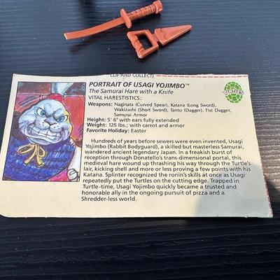 TMNT "BEBOP" & "USAGI YOJIMBO" ACTION FIGURES
