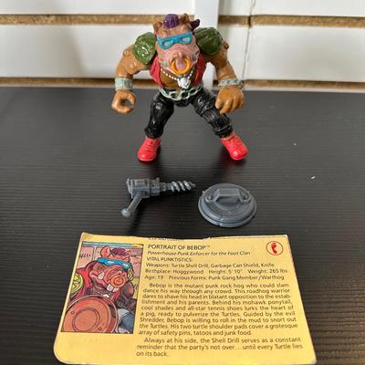 TMNT "BEBOP" & "USAGI YOJIMBO" ACTION FIGURES