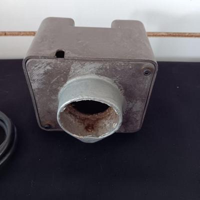 PAIR OF AUTHENTIC DRIVE IN MOVIE SPEAKERS