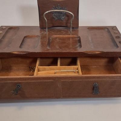 LOT 159D: Masquerade Masks, Jewelry Box, and Art Piece