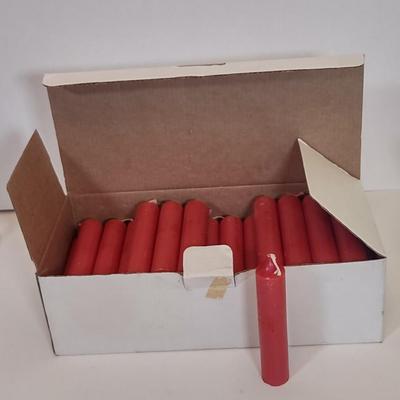 LOT 160D: Candle Stick Holders and Box of Candles