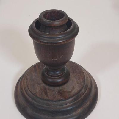 LOT 160D: Candle Stick Holders and Box of Candles