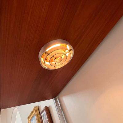Mid Century Modern Style Shelving Unit with Light (LR-RG)