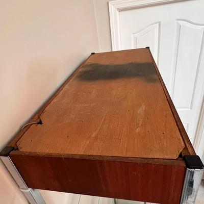 Mid Century Modern Style Shelving Unit with Light (LR-RG)