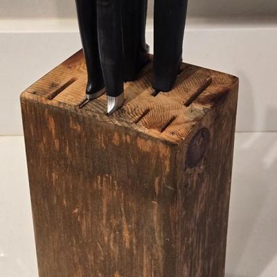 Knife Block with Knives
