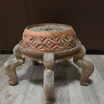 2 Plant Stands-Wood