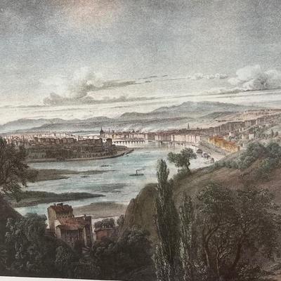 Framed “Entrée Du Rhône” Print (LR-RG)