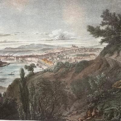 Framed “Entrée Du Rhône” Print (LR-RG)