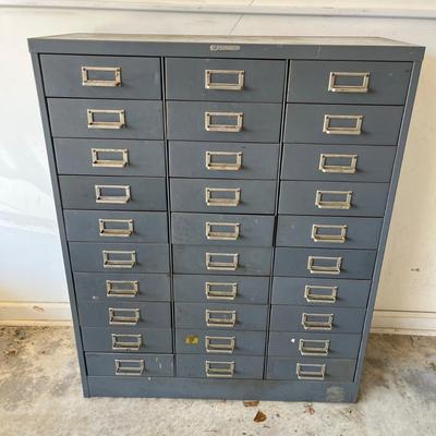 Steelmaster 30 Drawer Storage Cabinet With Contents (G-MG)