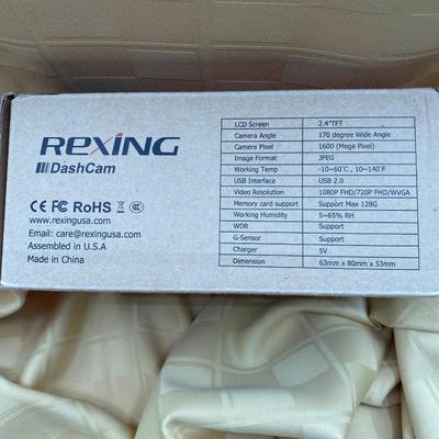 Rexing "V1" Dash Cam - New in Box