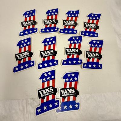 Vintage Automotive Magazine Sticker - Vans & Trucks Magazine