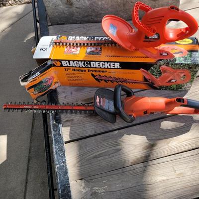 17" and 24" hedge trimmers