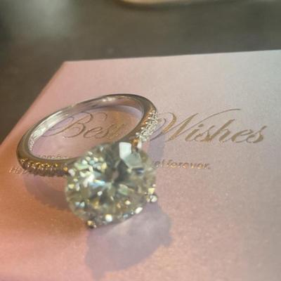 5 Carat Moissanite Ring