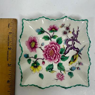 Old Foley China Square Trinket Dish