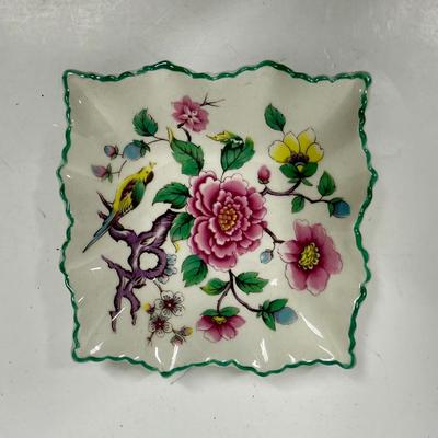 Old Foley China Square Trinket Dish