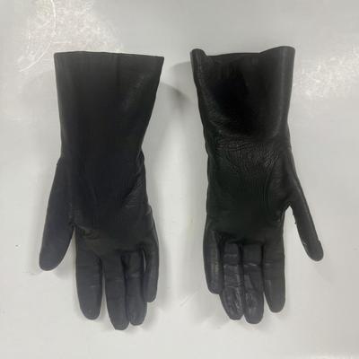 Leather Gloves with Rabbit Fur Lining