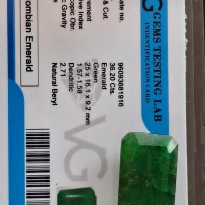 Natural Emerald 36.20 ct