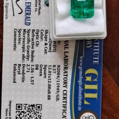 Natural Emerald 8.57 cts