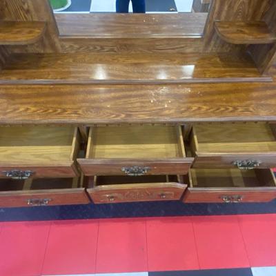 DRESSER WITH MIRROR