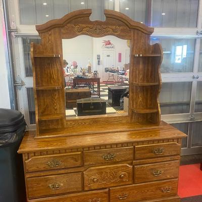 DRESSER WITH MIRROR