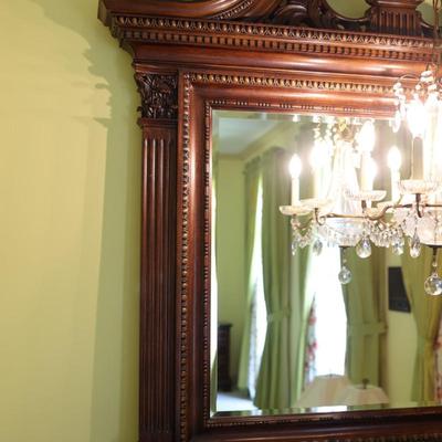 Universal Furniture Mahogany Dresser with Mirror