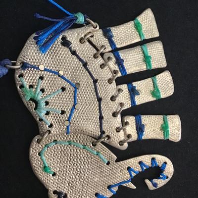 Unique Statement Necklace Gold Tone