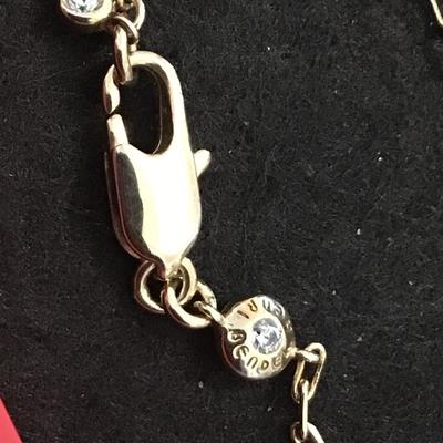 Vintage Folding Double Locket on Henery Bendel Vintage Chain