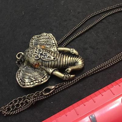 Elephant necklace with Chain