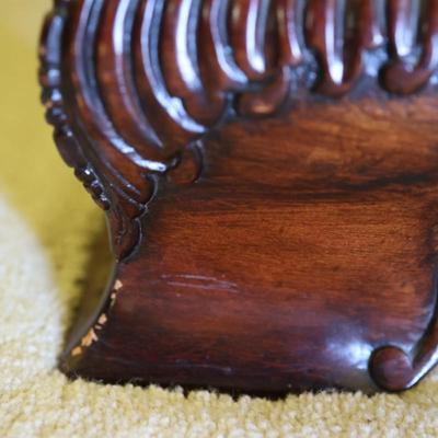 Traditional Banded Mahogany Highboy Chest on Chest