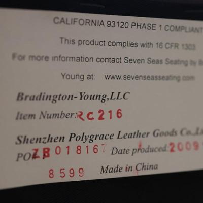 Seven Seas Bradington-Young Leather Recliner Chair