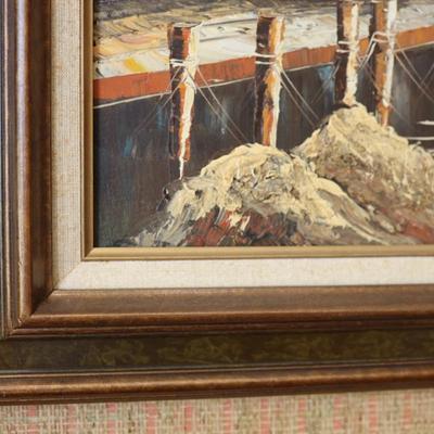 Original Framed Painting on Canvas