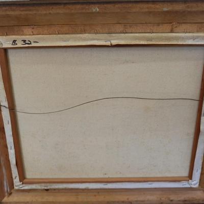 Original Framed Painting on Canvas