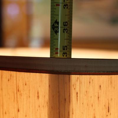 Vintage Frederick Cooper Wood and Brass Table Lamp