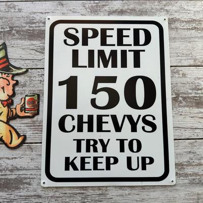 2 METAL/TIN SIGNS (1)