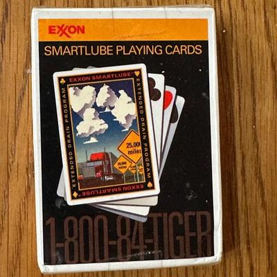 EXXON PLAYING CARDS & ROUTE 66 POCKET KNIFE