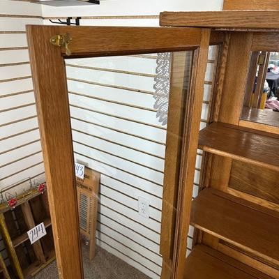 ANTIQUE DISPLAY/CURIO CABINET