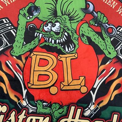RAT FINK THROW RUG