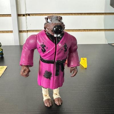 TMNT "LEONARDO" & "MUTATION SPLINTER" ACTION FIGURES