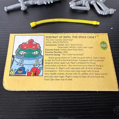 TMNT RAPH "THE SPACE CADET" & "BAXTER STOCKMAN" ACTION FIGURES