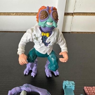 TMNT RAPH "THE SPACE CADET" & "BAXTER STOCKMAN" ACTION FIGURES