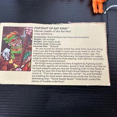TMNT "WALKABOUT" & "RAT KING" ACTION FIGURES