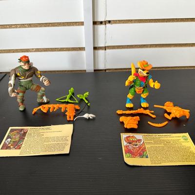 TMNT "WALKABOUT" & "RAT KING" ACTION FIGURES