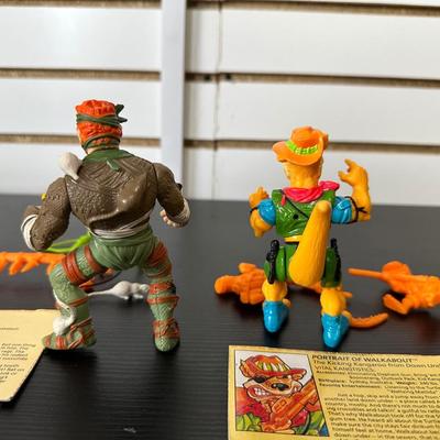 TMNT "WALKABOUT" & "RAT KING" ACTION FIGURES