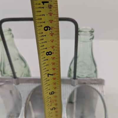 Vintage Coca-Cola Aluminum Coke Bottle 6 Carrier With A Couple Of Bottles