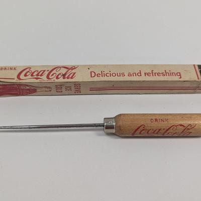 Vintage Coca-Cola Ice Pick With Box
