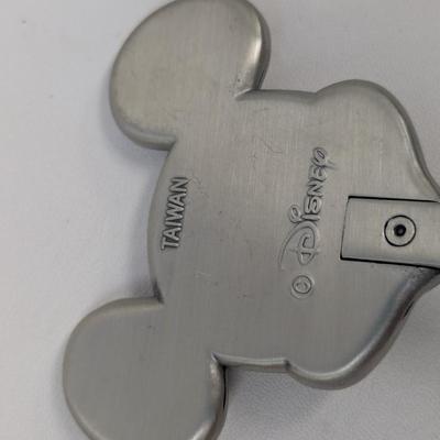 Walt Disney Productions Ceramic Mickey Mouse Ceramic Figure & Solid Metal Pewter Coat Hanger
