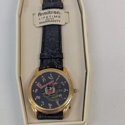 Looney Tunes Armitron Tasmanian Devil Taz Watch With Case