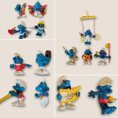 Vintage Smurfs Toy Collection (PC-EL)