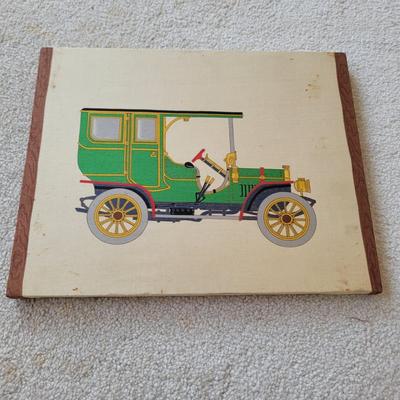 Collection of Early Automobile Fabric Prints (LR-EL)
